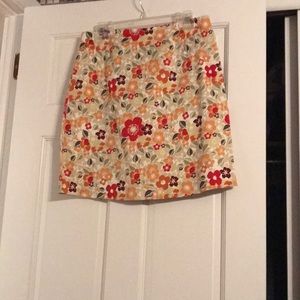 Geoffrey Beene Sport floral skirt